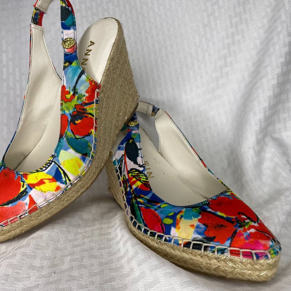 Anne Klein Akvarya Slingback Espadrille Wedge